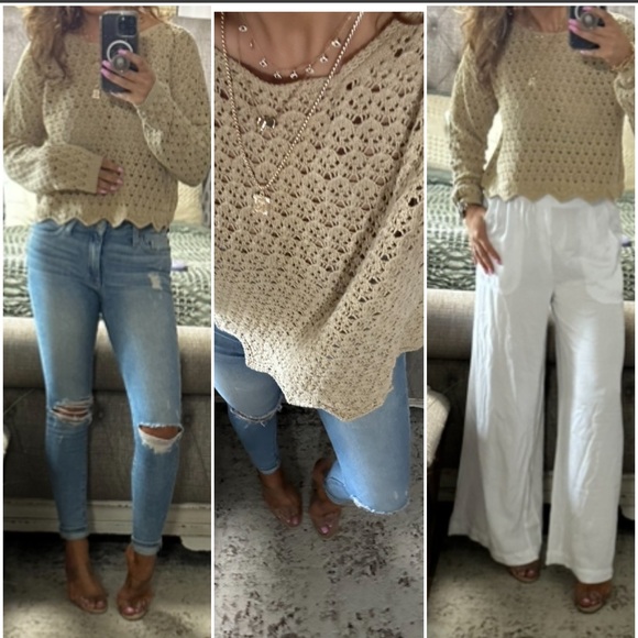 New✨Gorgeous ANTHRO KNIT SHORT SET - Picture 6 of 10